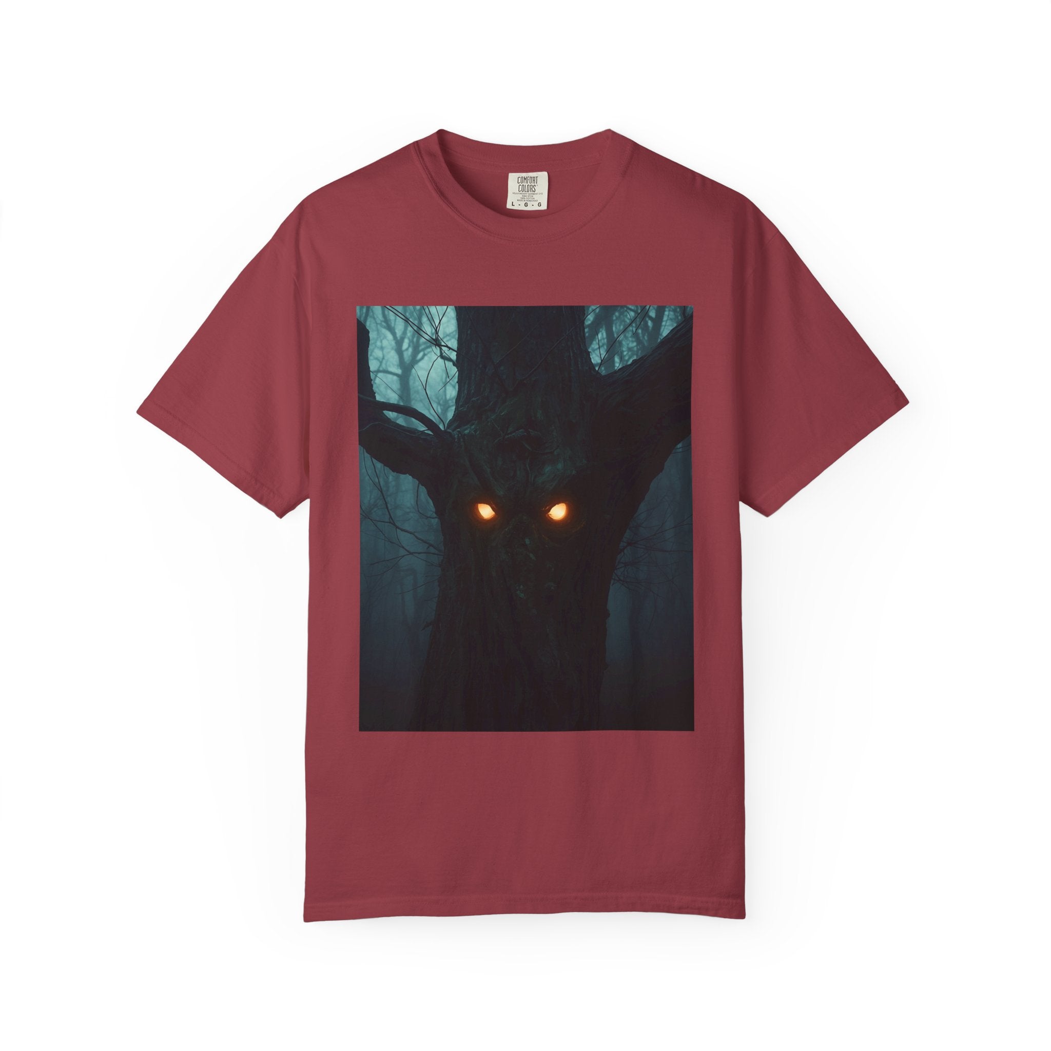 Spooky Forest Creature Unisex T-Shirt, Casual Wear, Gift for Nature Lovers, Halloween Apparel, Trendy Graphic Tee