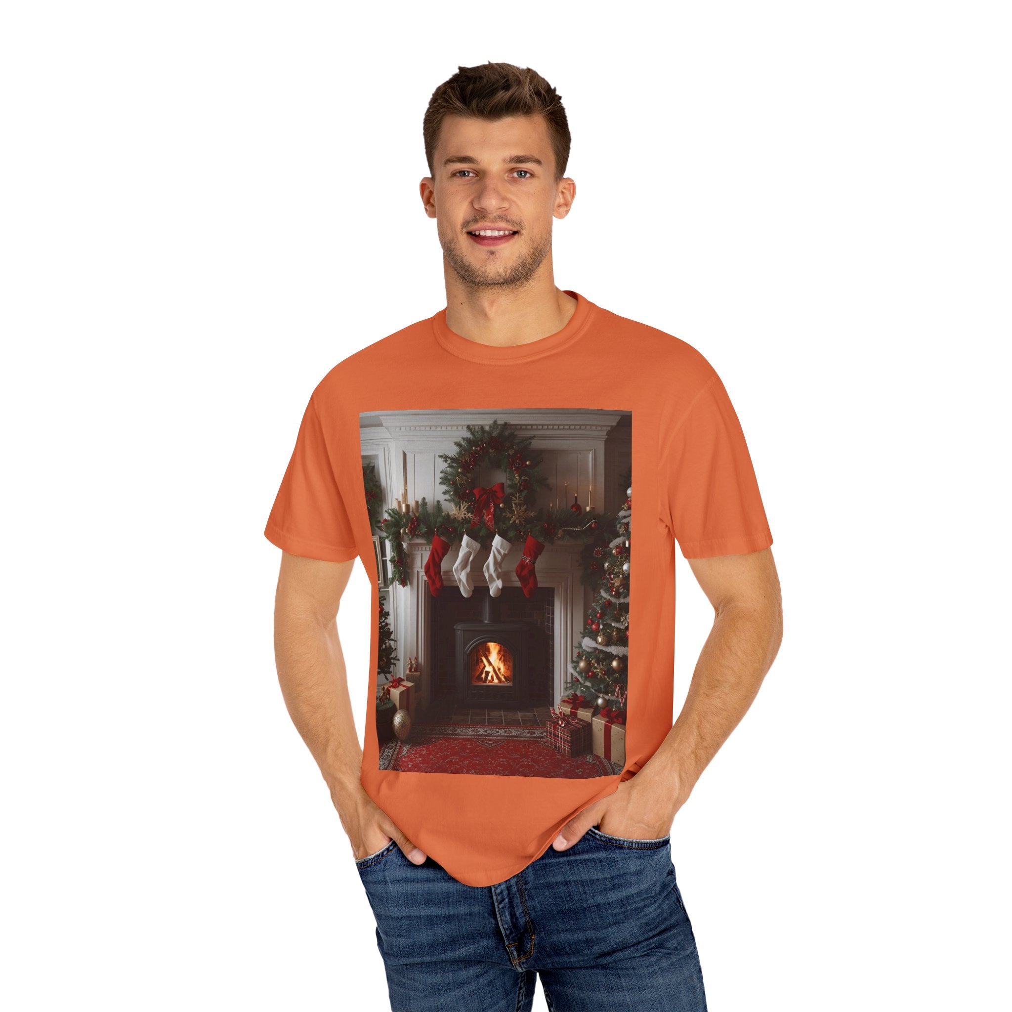 Cozy Holiday T-Shirt, Christmas Tee, Casual Winter Shirt, Family Gathering Outfit, Unisex Festive Apparel