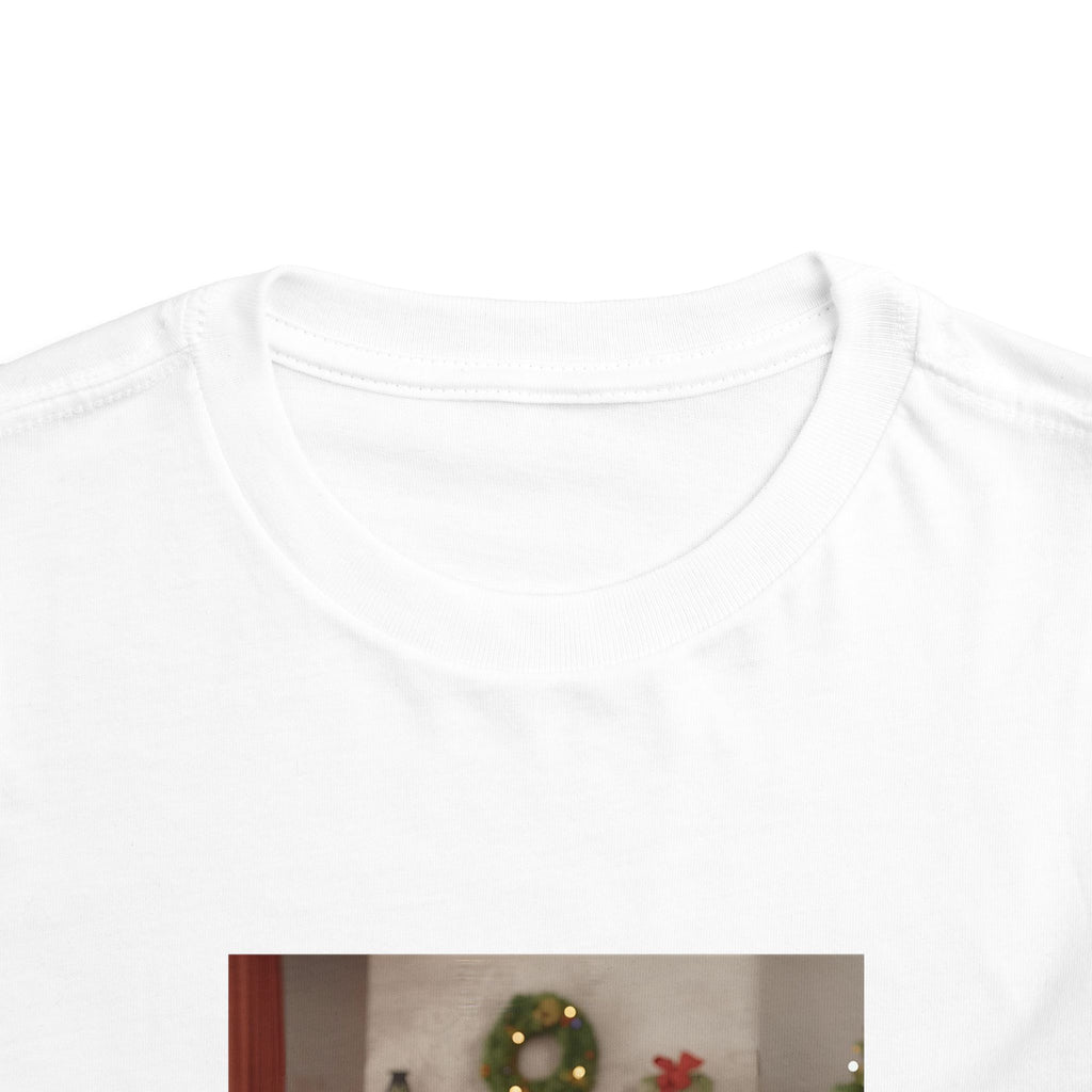 Cute Christmas Festive Puppy Toddler Tee, Cute Dog Christmas Shirt, Kids Holiday Clothing, Animal Lover Gift, Birthday Outfit