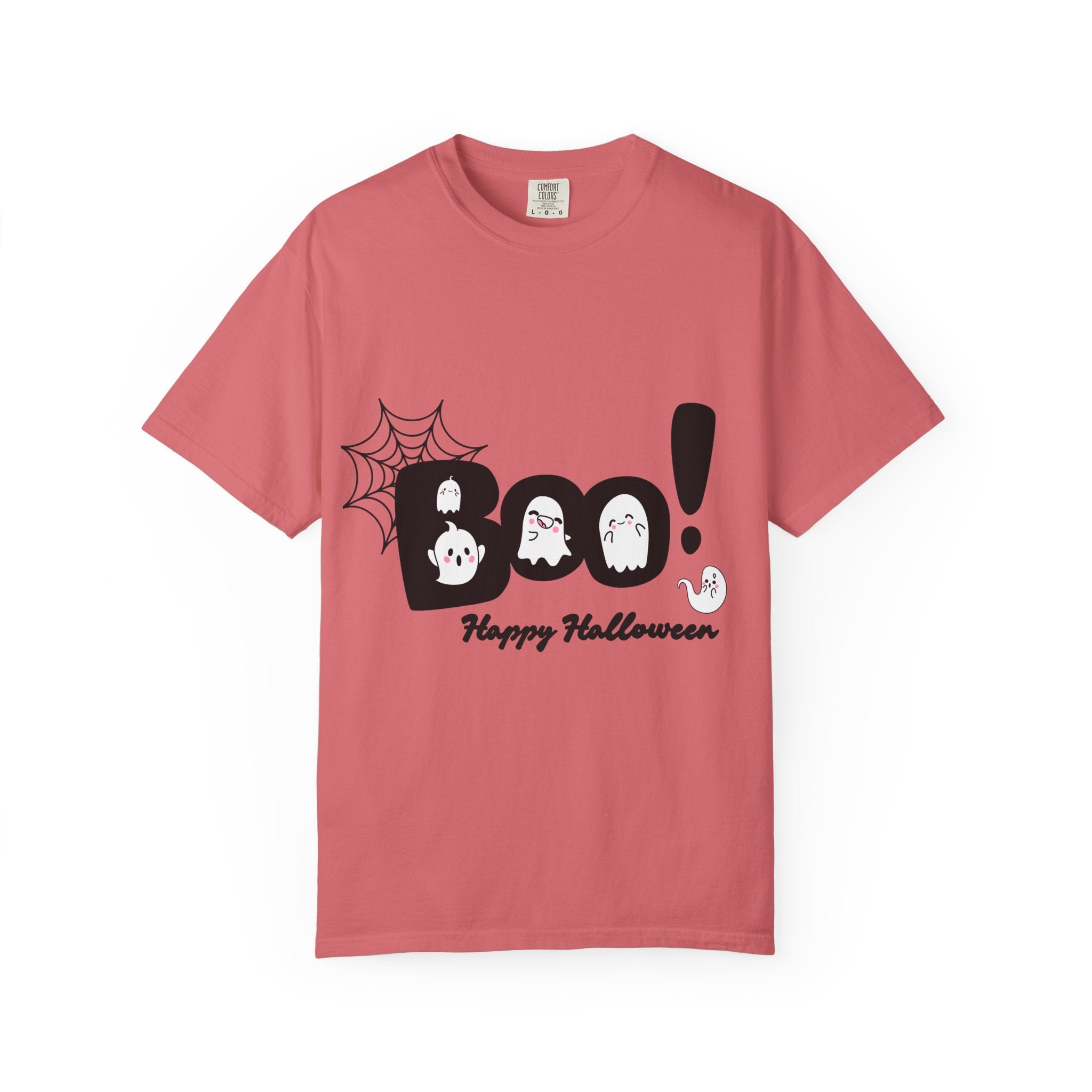 Halloween Boo T-Shirt, Spooky Fun Tee for Halloween, Unisex Ghost Shirt, Boo! Halloween Gift, Fall Celebration Apparel