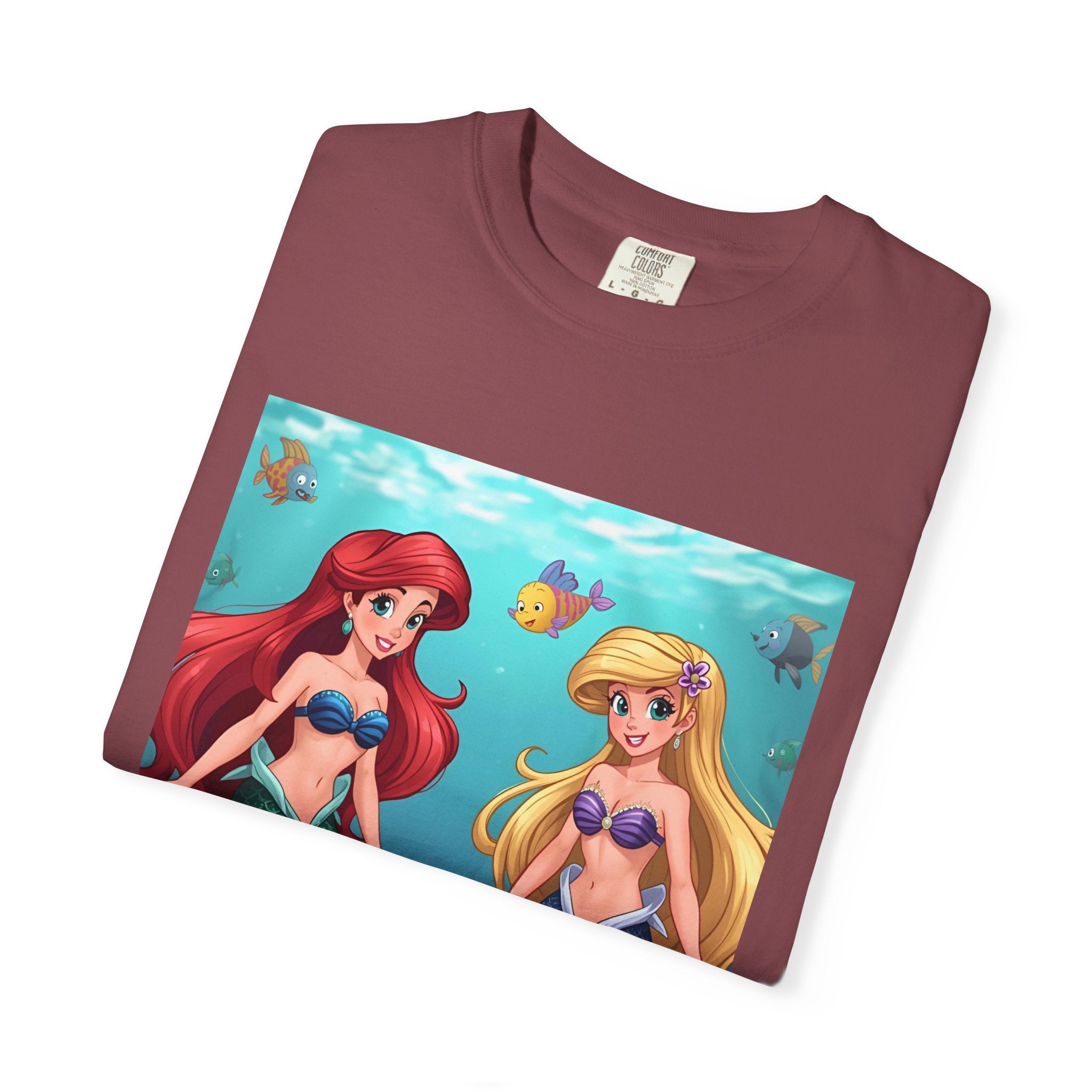 Mermaid Unisex Garment-Dyed T-shirt
