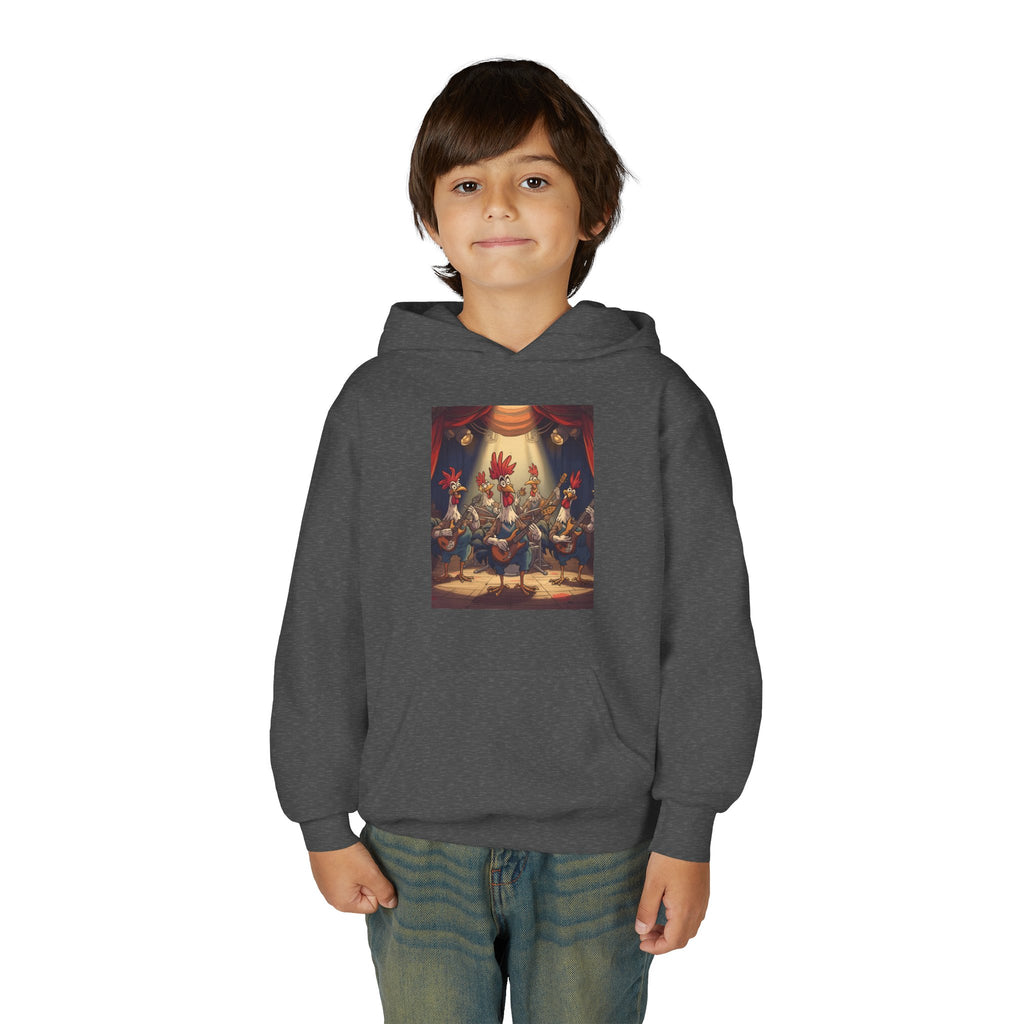 Chicken Funny Youth Heavy Blend Hooded Sweatshirt