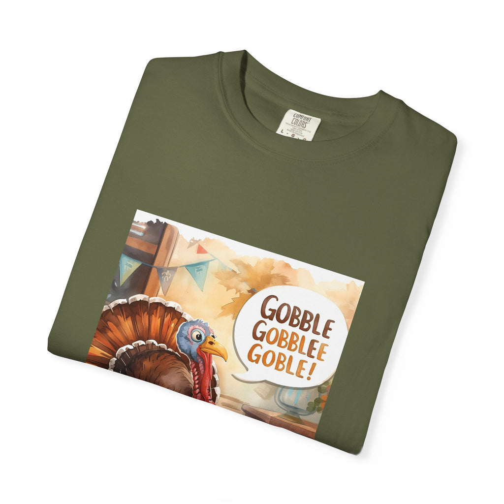 Thanksgiving Turkey T-Shirt | Gobble Gobble Graphic Tee | Fall Apparel, Holiday Gift, Casual Wear, Unisex Style, Autumn Collection