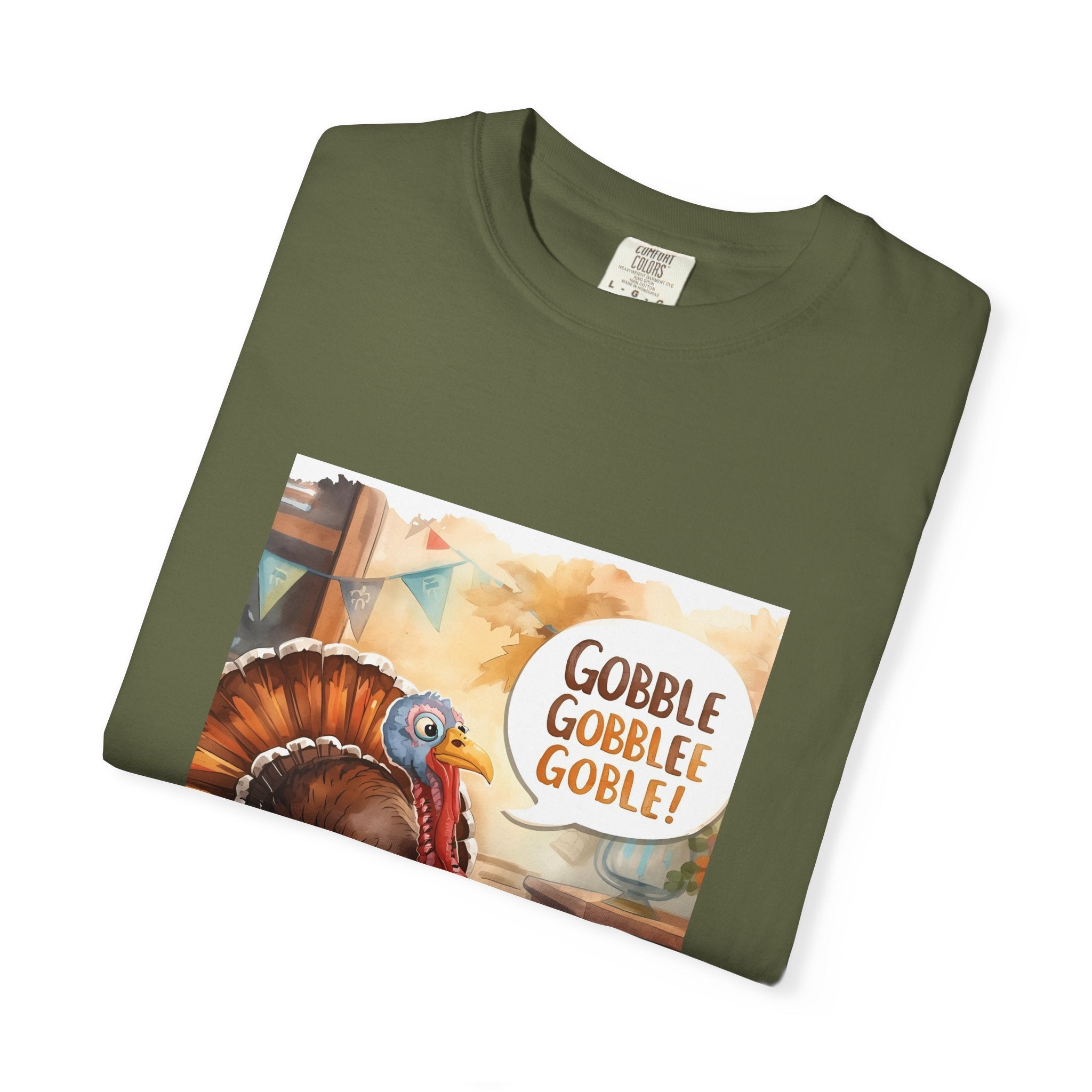 Thanksgiving Turkey T-Shirt | Gobble Gobble Graphic Tee | Fall Apparel, Holiday Gift, Casual Wear, Unisex Style, Autumn Collection