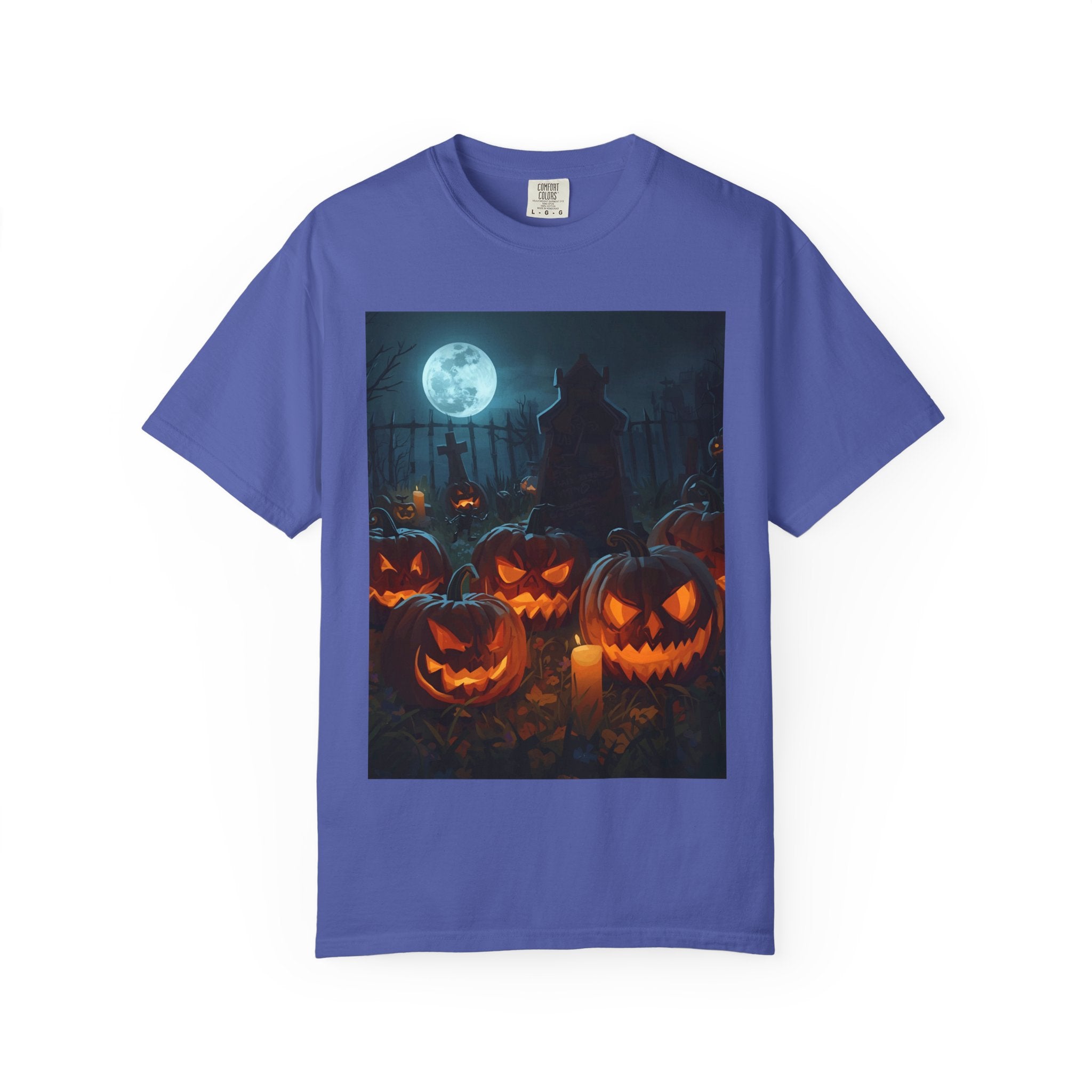 Halloween Pumpkin Unisex T-Shirt, Spooky Shirt, Fall Apparel, Halloween Costume, Casual Wear, Party Shirt