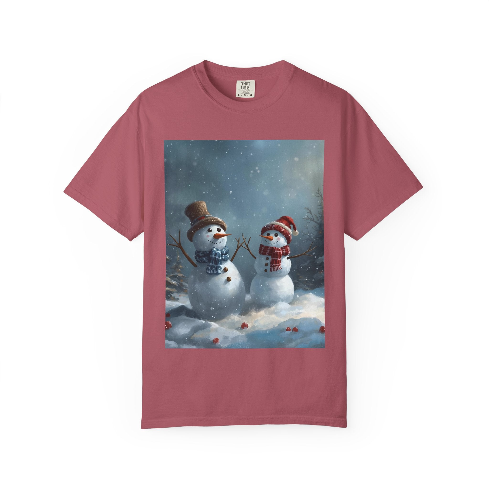 Christmas Winter Snowman T-Shirt, Festive Holiday Tee, Family Holiday Shirt, Cozy Winter Outfit, Seasonal Gift Idea