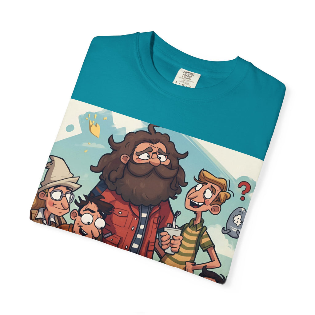 Charming Cartoon Graphic Tee, Fun Unisex T-shirt for Casual Wear, Unique Gift Ideas for Holidays, Family Gatherings, Cartoon Lovers, [...]