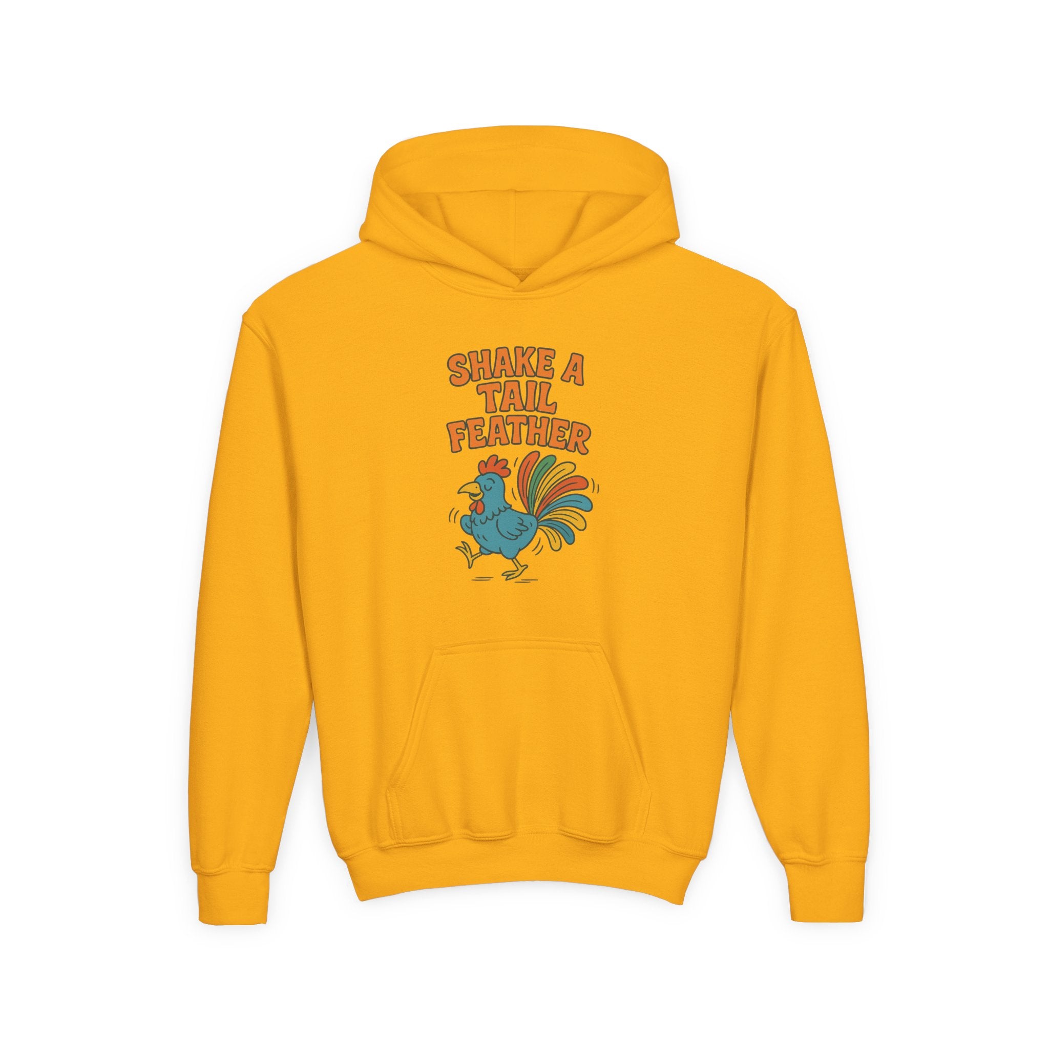Shake A Tail Feather Youth Heavy Blend Hooded Sweatshirt