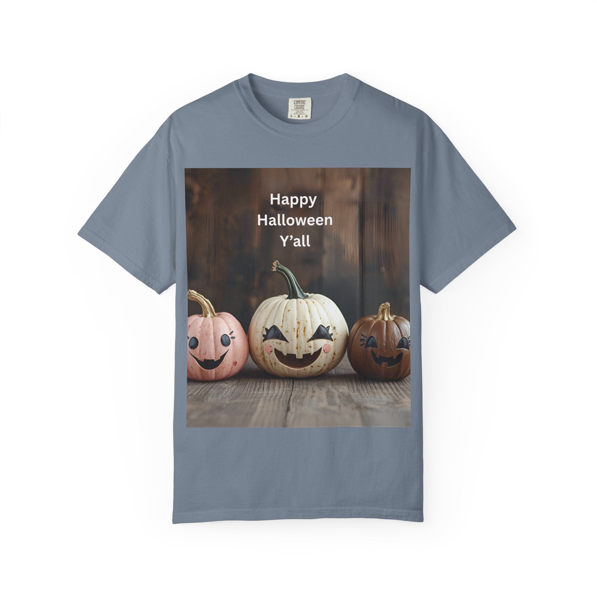 Happy Halloween Unisex T-Shirt, Casual Fall Tee, Halloween Gift, Pumpkin Shirt, Autumn Apparel, Holiday Style