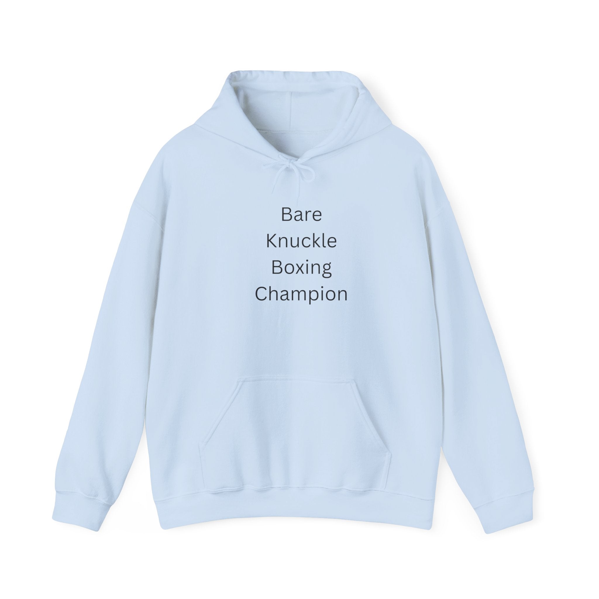 Bare Knuckle Boxing Champion Hoodie | Unisex Sweatshirt, Gift for Boxers, Fitness Apparel, Sportswear, Boxing Champion Merchandise