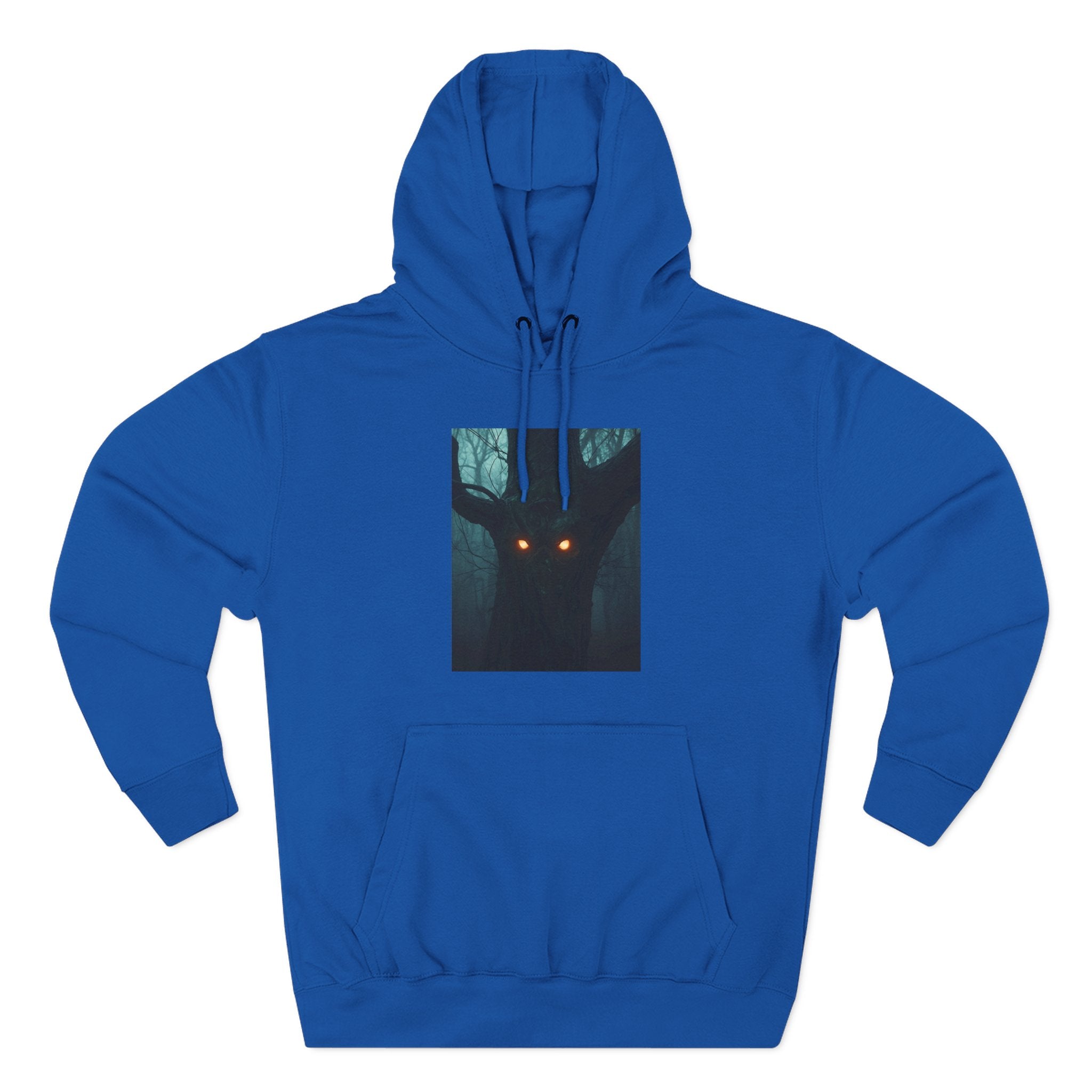 Chilling Nighttime Hoodie, Cozy Fleece Sweatshirt, Outdoor Adventure Attire, Perfect for Bonfire Nights, Gifts for Nature Lovers