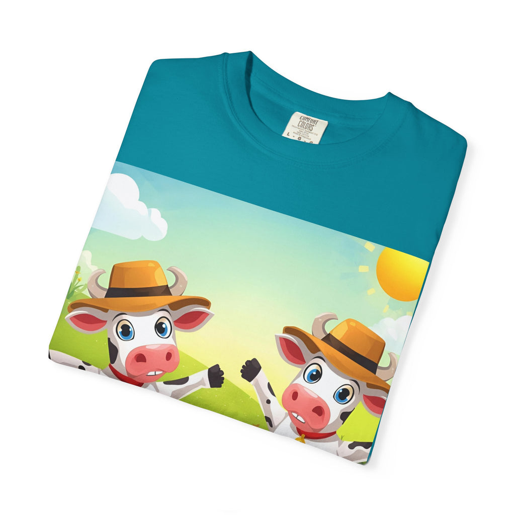Cute Cow Fun Farm Playful Cow Graphic T-Shirt, Fun Tee for Kids, Animal Lovers, Farm Life, Casual Wear, Summer Vibes, Birthday Gift