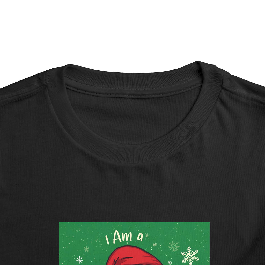 I Am A Christmas Baby Toddler Short Sleeve Tee