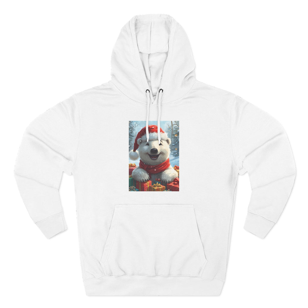 Cozy Winter Hoodie, Festive Fleece Sweatshirt with Cute Holiday Design, Perfect for Christmas Gifts, Casual Winter Wear, Dog Lover Apparel
