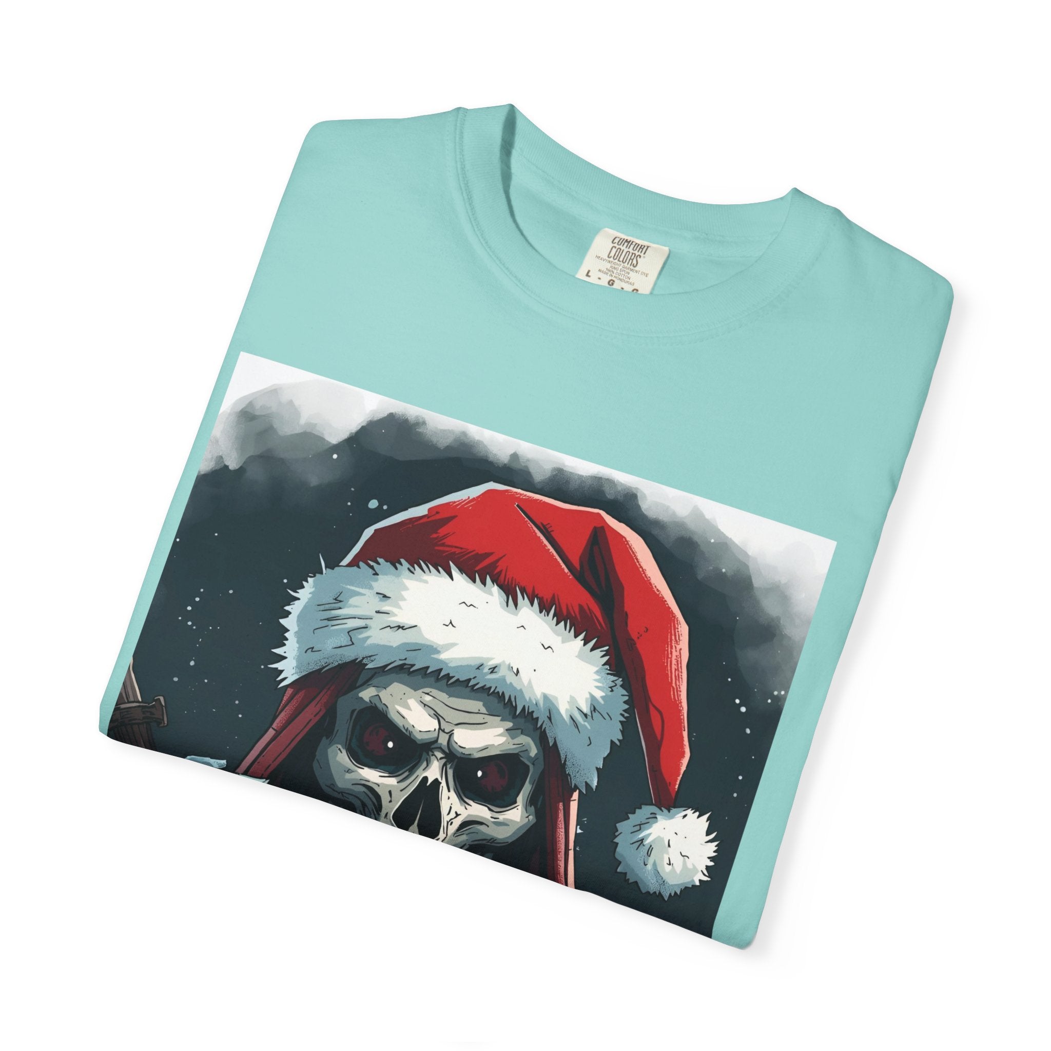 Christmas Skeleton T-Shirt, Unisex Holiday Tee, Funny Graphic Shirt, Unique Gift, Halloween & Christmas Apparel