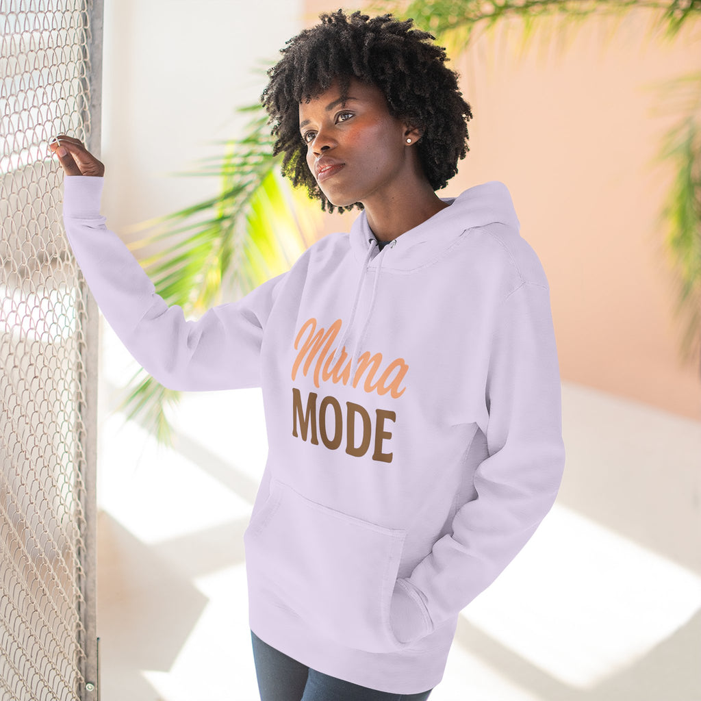 Mama Mode Hoodie — Cozy Casual Fleece Sweatshirt for Moms