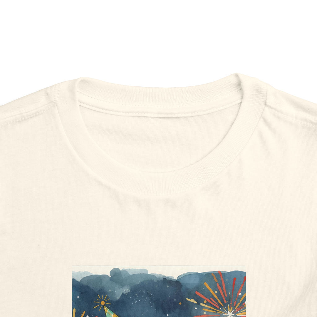 I Am A New Years Baby Toddler Short Sleeve Tee