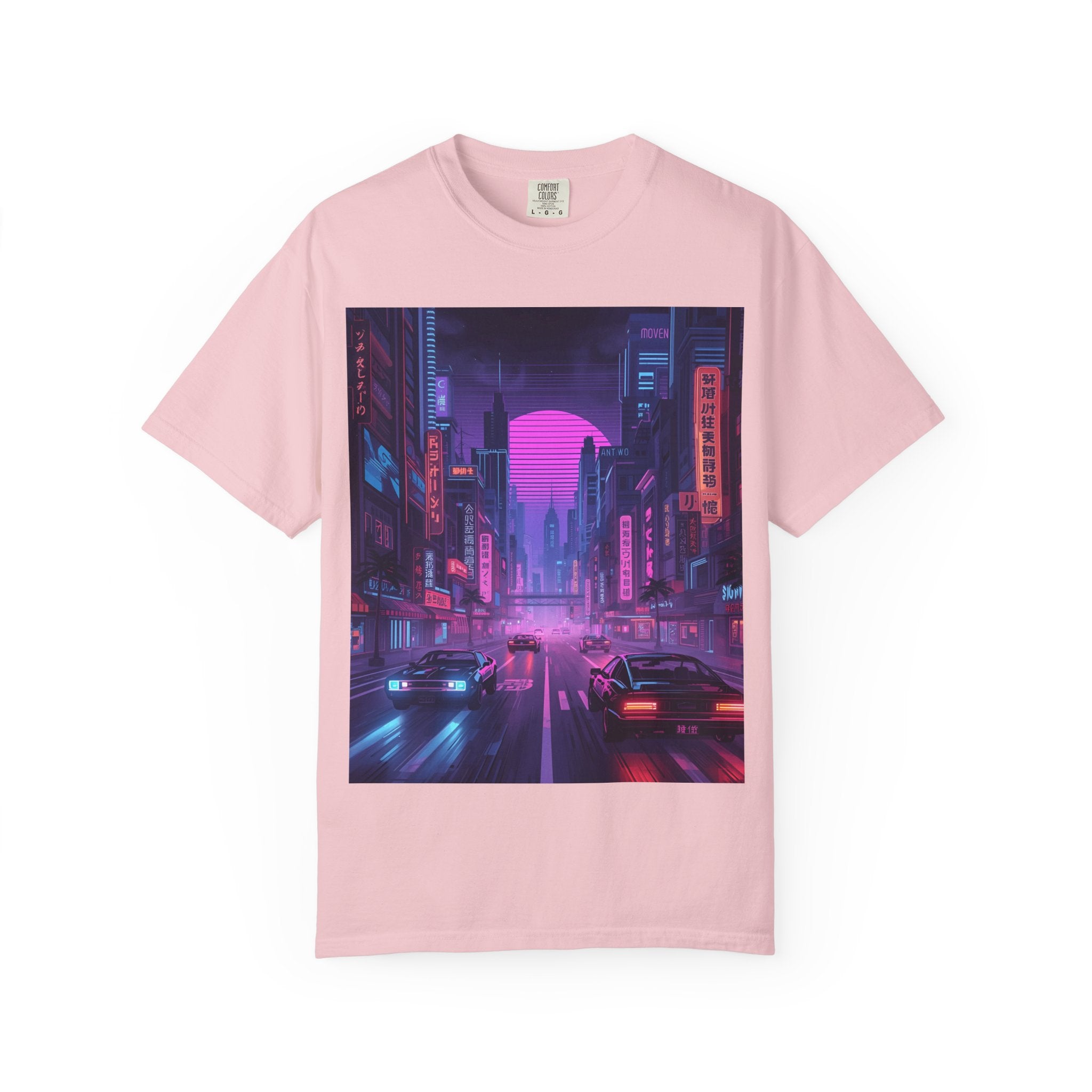 Futuristic City Unisex T-Shirt, Trendy Graphic Tee, Streetwear Style, Perfect for Gifts, Casual Wear, Summer Vibes