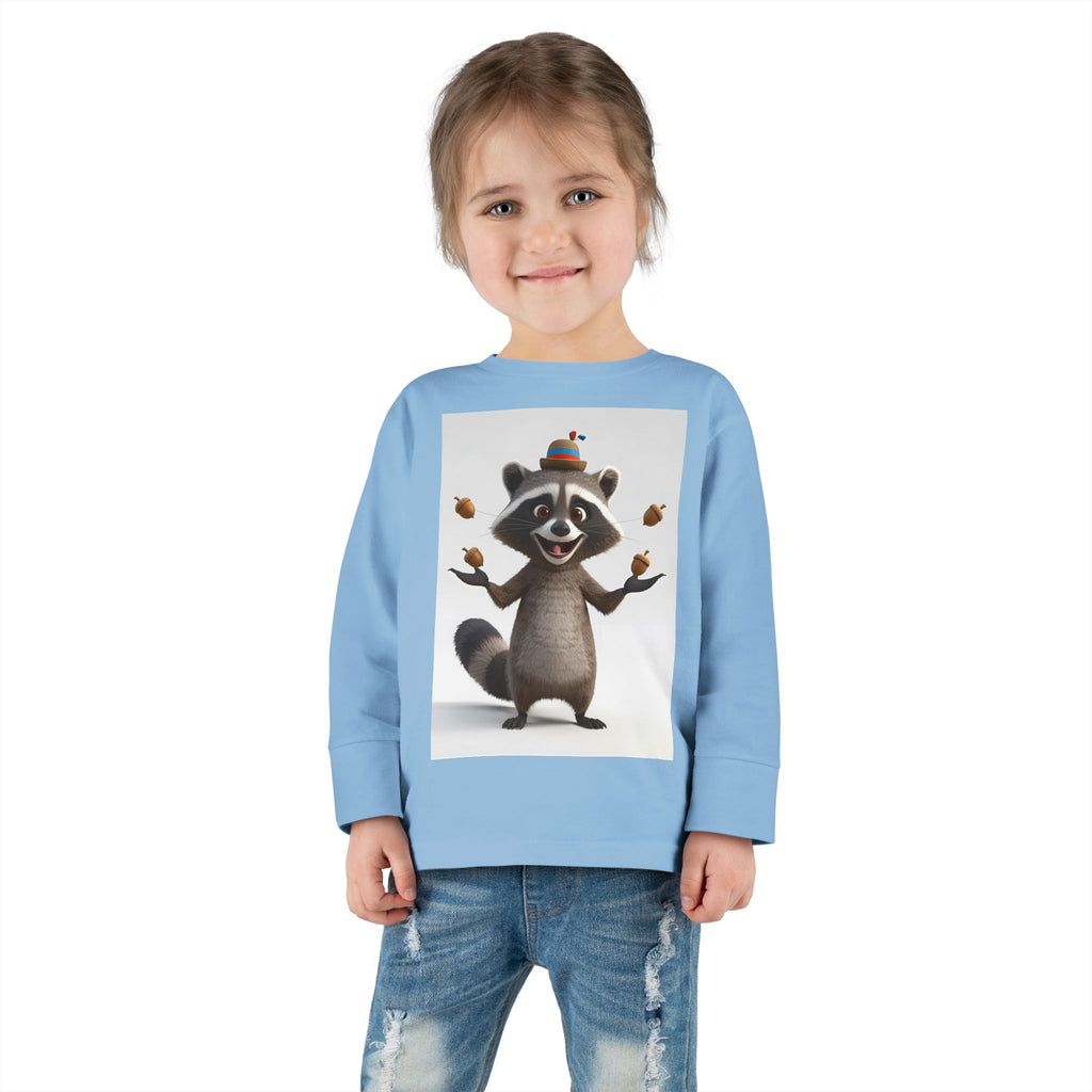 Raccoon Toddler Long Sleeve Tee