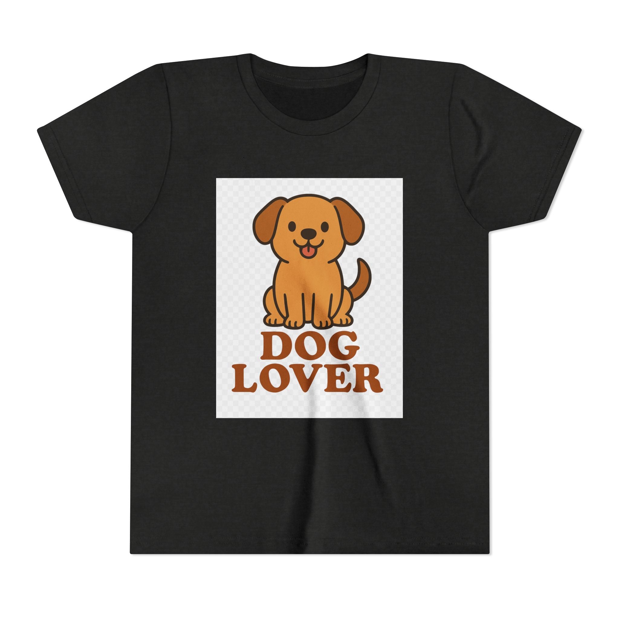 Cute Dog Lover Youth T-Shirt, Pet Lover Gift, Animal Tee, Kids Dog Shirt, Birthday Present for Kids, Fun Youth Apparel