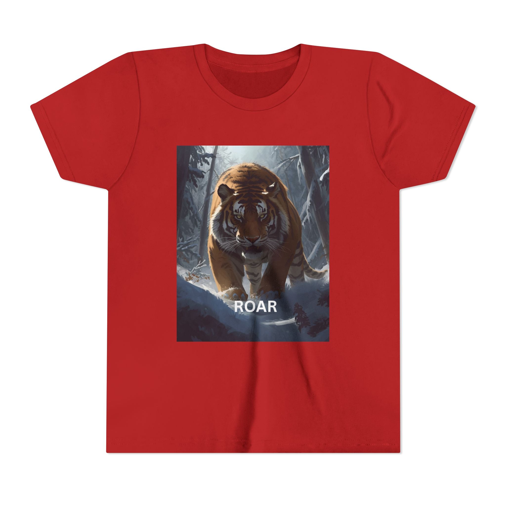 Tiger Roar Snow Youth Short Sleeve Tee