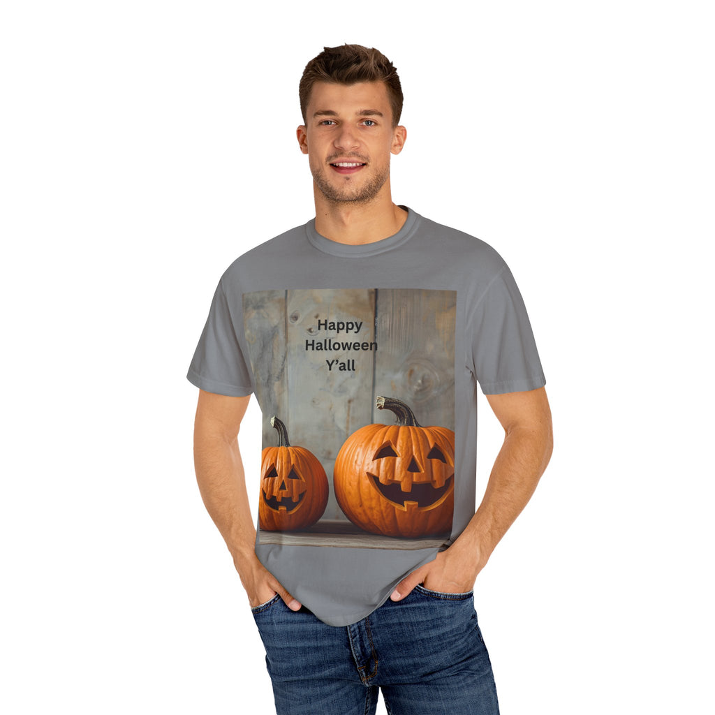 Happy Halloween Y'all T-Shirt | Cozy Fall Tee, Pumpkin Shirt, Unisex Halloween Apparel, October Gift, Casual Wear