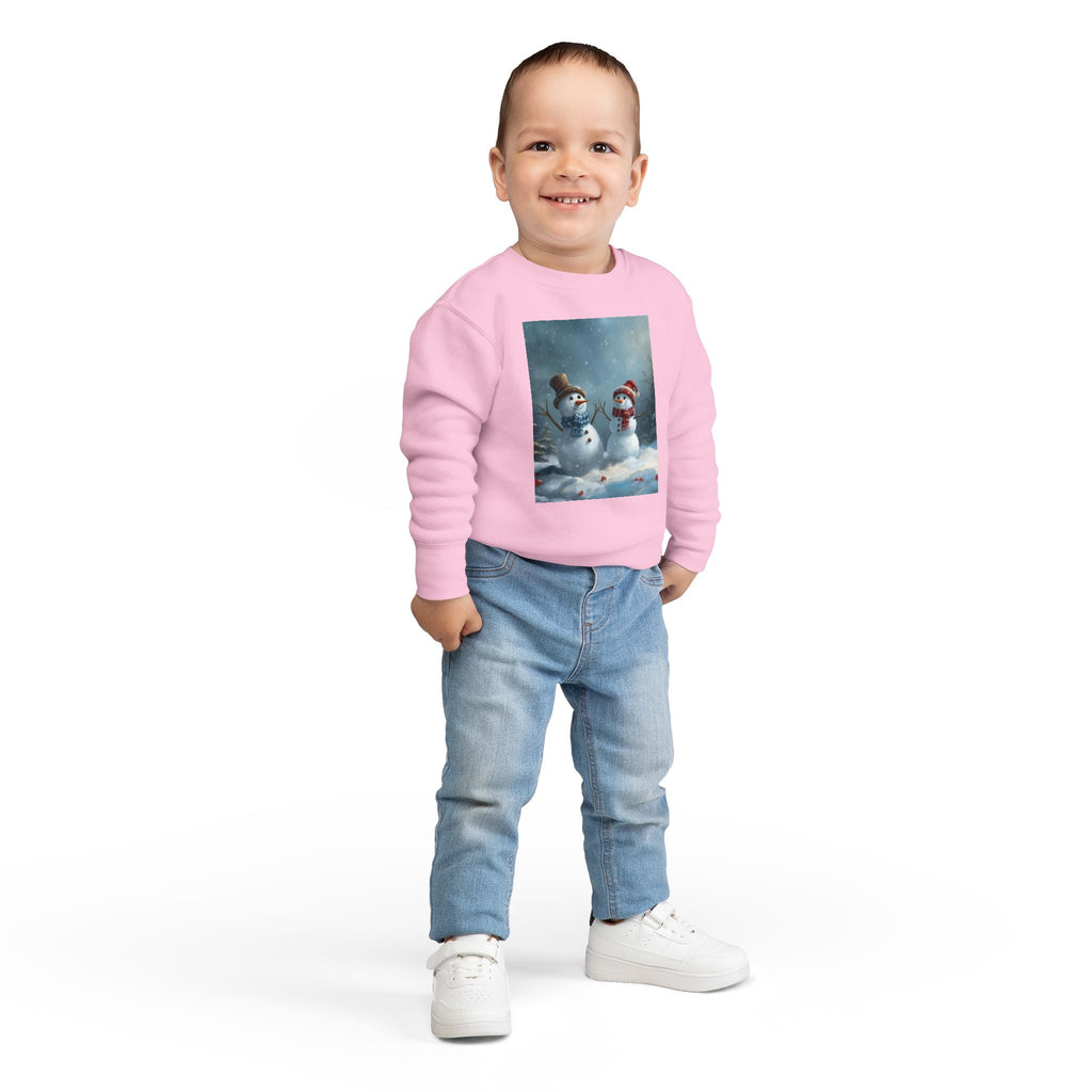 Christmas Snowman Toddler Sweatshirt