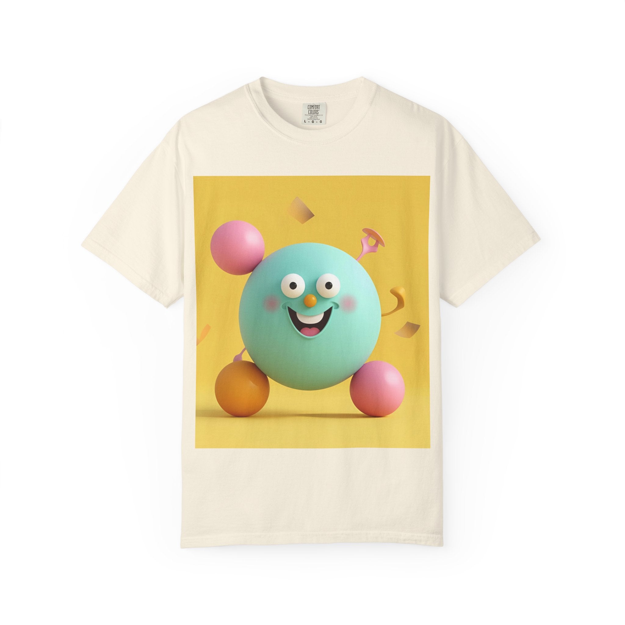 Playful Colorful Cartoon T-Shirt for Fun-Loving Souls, Graphic Tee, Gift for Kids & Adults, Birthday Party Outfit, Casual Wear, Housewarming Gift