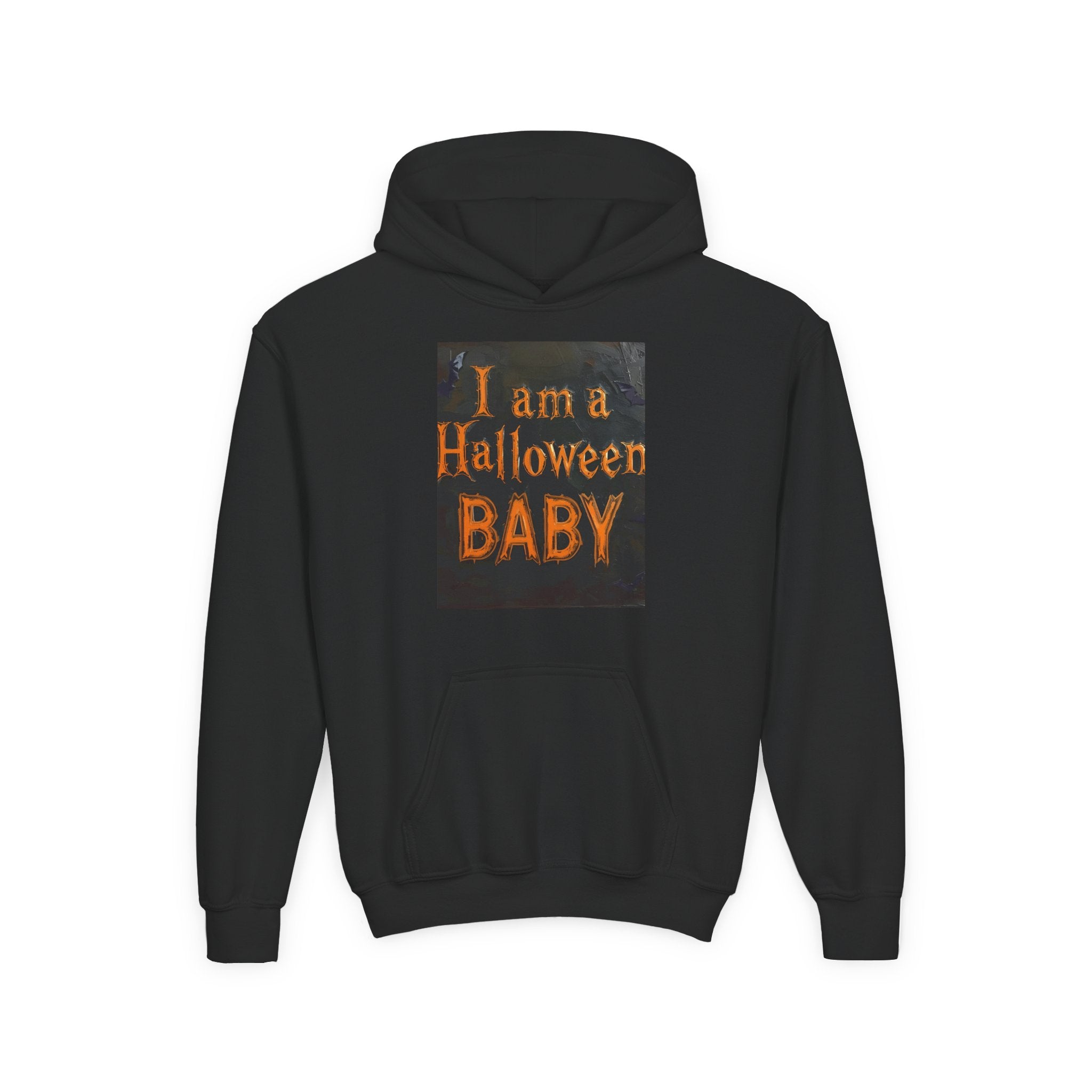 I Am A Halloween Baby Youth Heavy Blend Hooded Sweatshirt