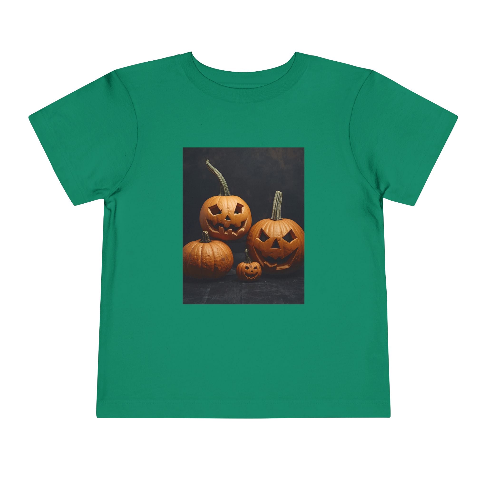 Spooky Halloween Pumpkin Toddler Short Sleeve Tee