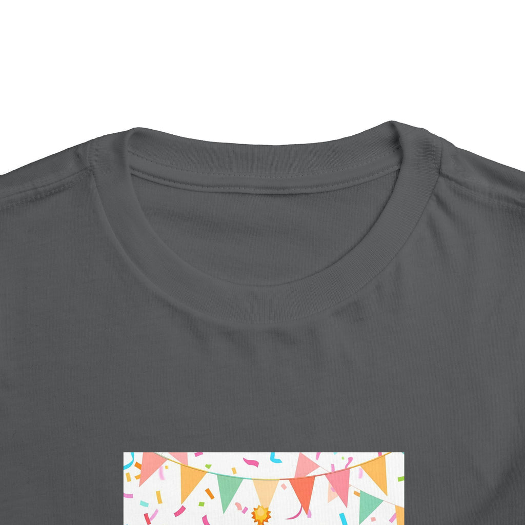 Party Animal With Squirl Toddler Short Sleeve Tee