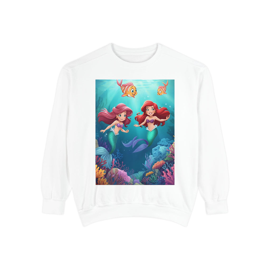 Mermaid Unisex Garment-Dyed Sweatshirt