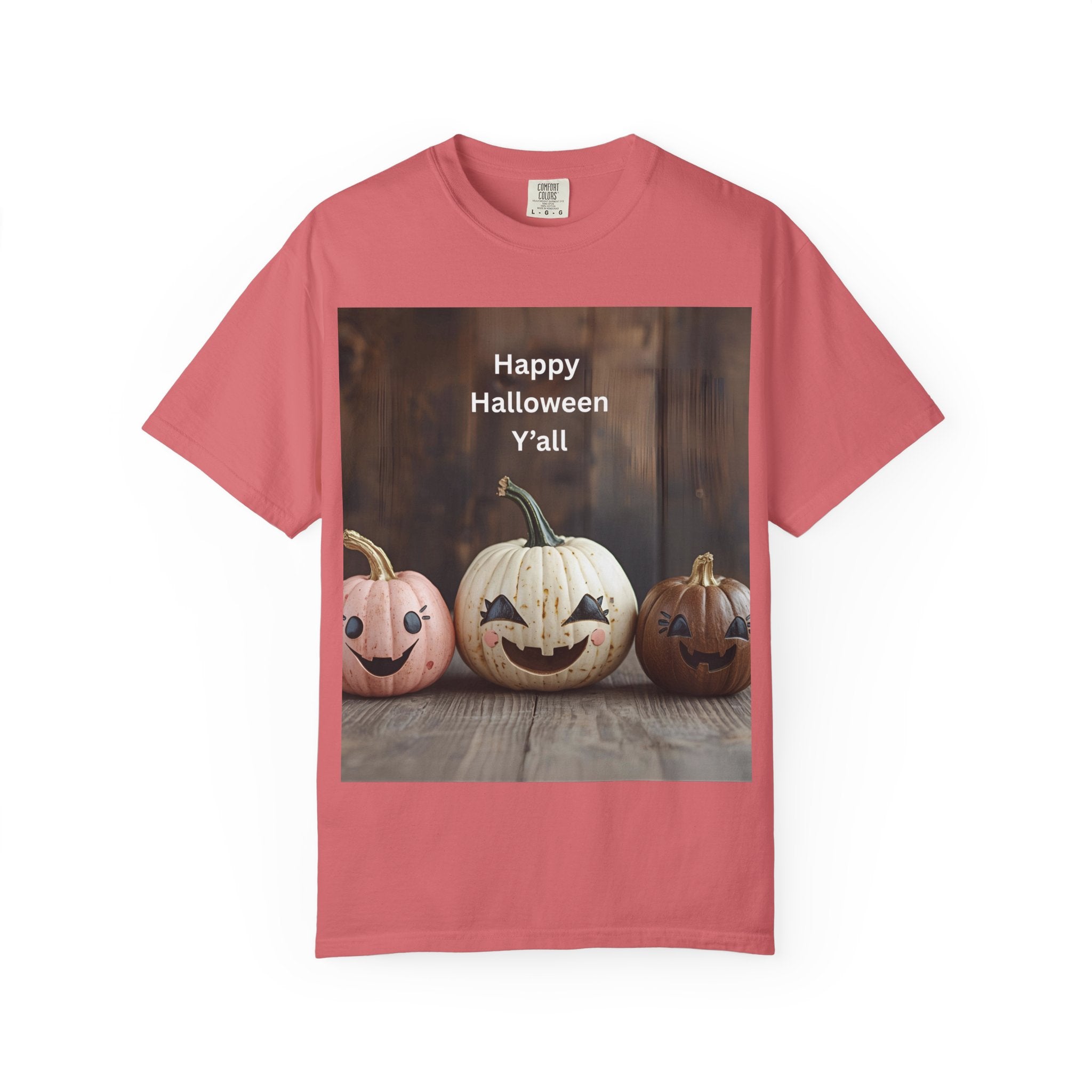 Happy Halloween Unisex T-Shirt, Casual Fall Tee, Halloween Gift, Pumpkin Shirt, Autumn Apparel, Holiday Style