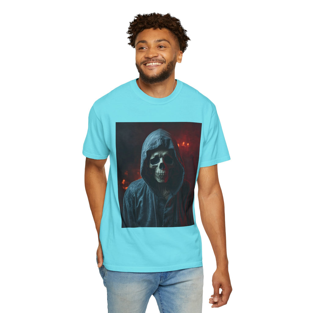 Gothic Skull T-Shirt | Unisex Vintage Tee, Halloween Shirt, Edgy Graphic Top, Unique Gift for Him/Her, Urban Style Wear