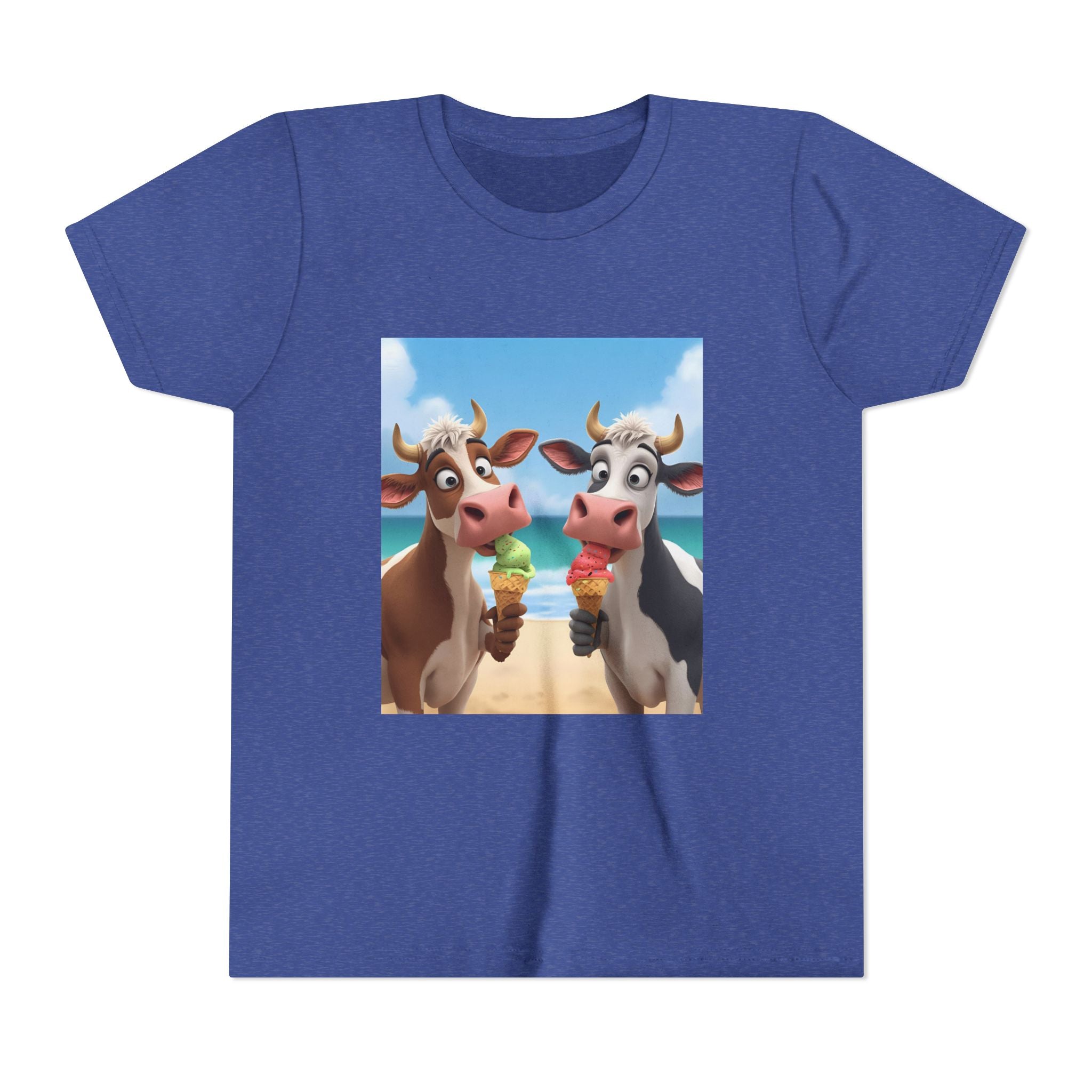 Beachy Cow Youth Short Sleeve Tee