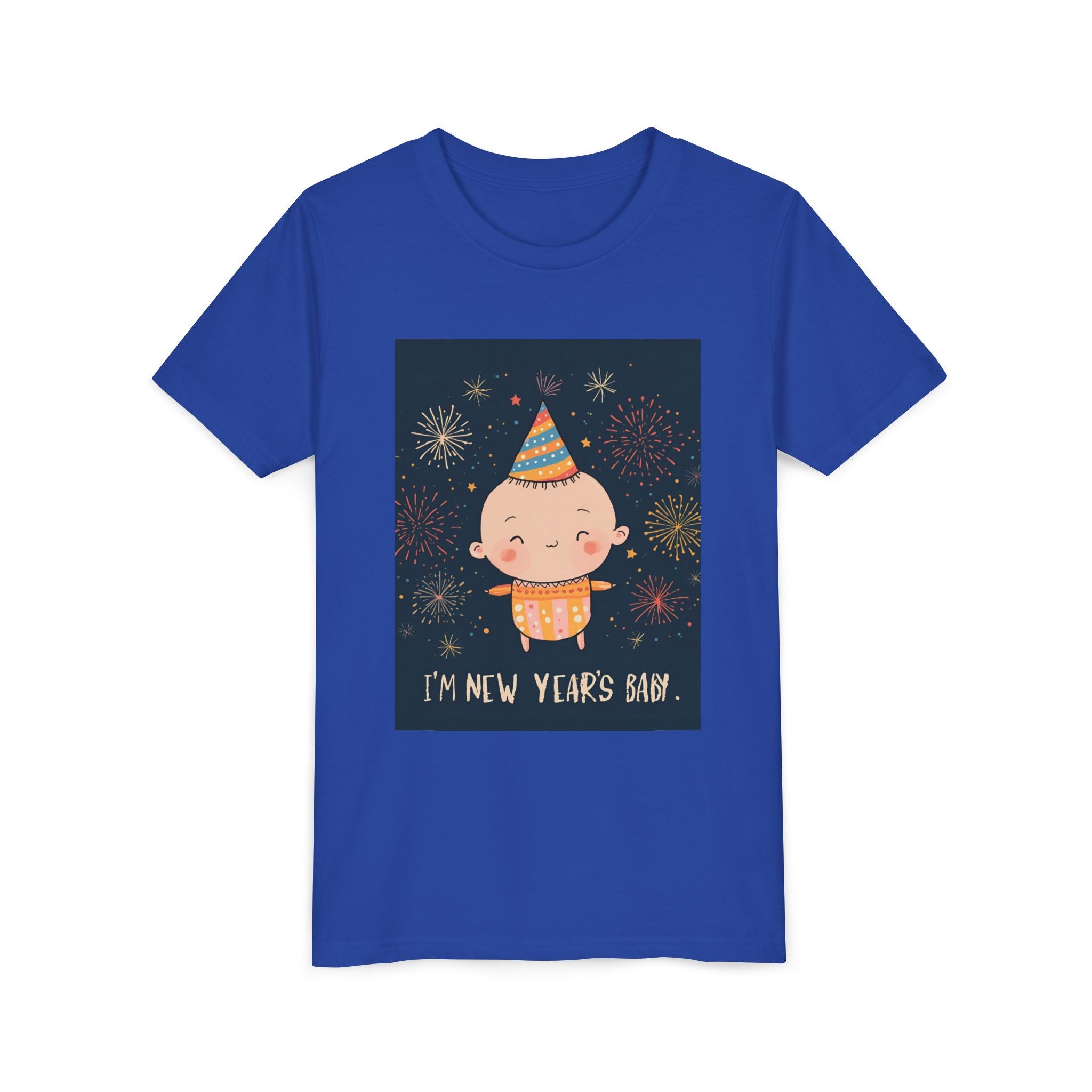 I Am A New Years Baby Youth Short Sleeve Tee