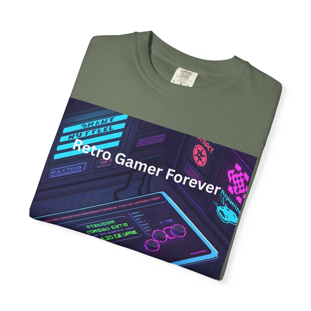 Retro Game Controller Unisex Garment-Dyed T-shirt