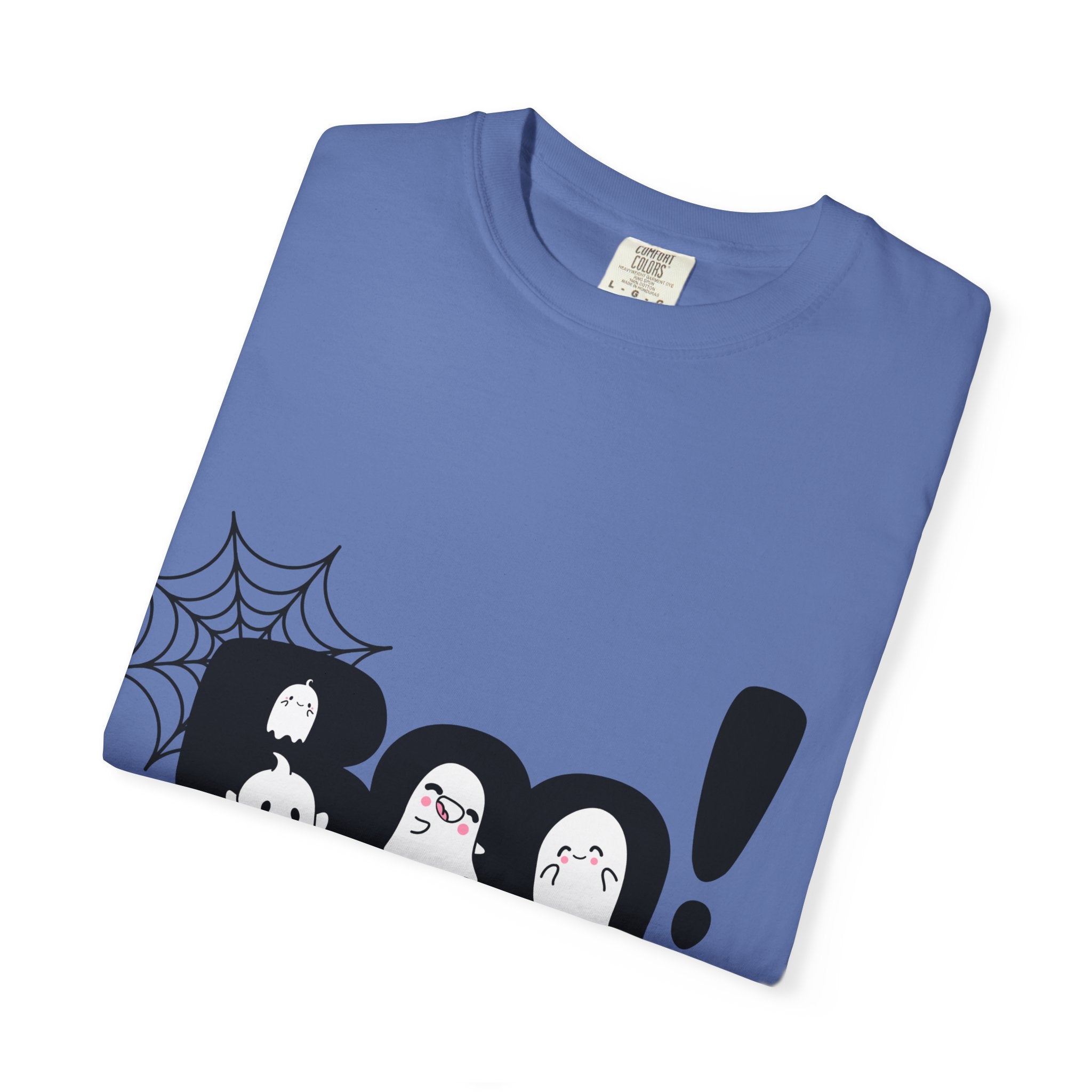 Halloween Boo T-Shirt, Spooky Fun Tee for Halloween, Unisex Ghost Shirt, Boo! Halloween Gift, Fall Celebration Apparel