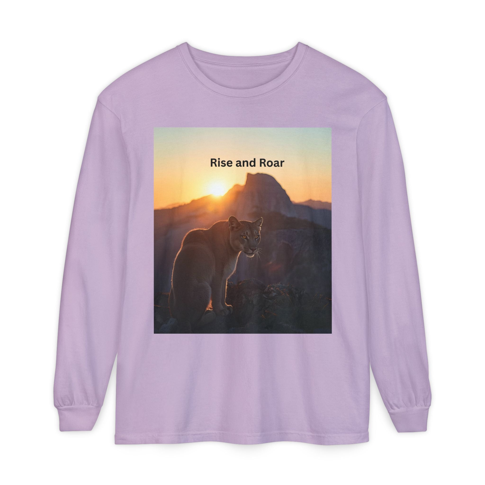 Rise And Roar Unisex Garment-dyed Long Sleeve T-Shirt