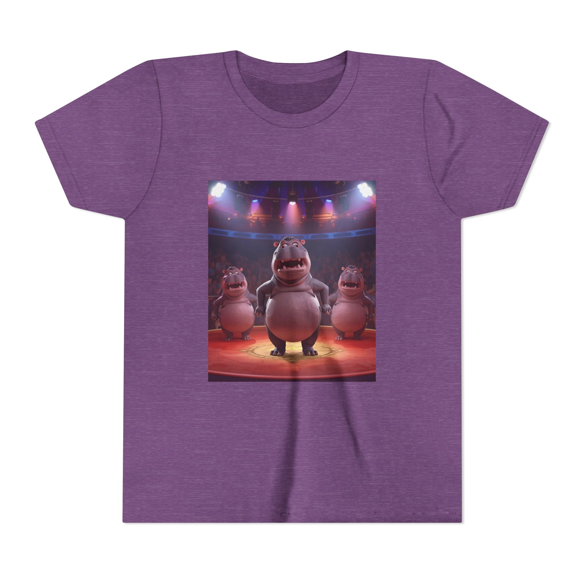 Hippo Funny Youth Short Sleeve Tee