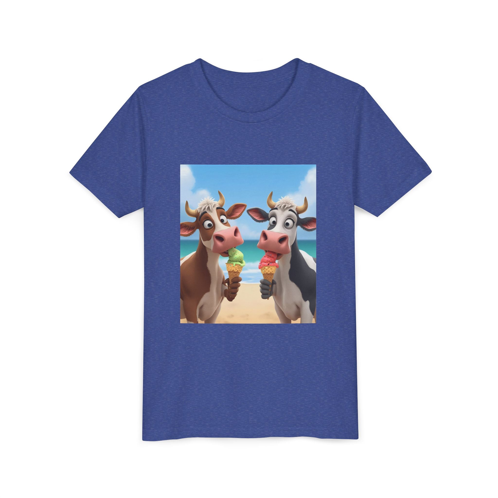 Beachy Cow Youth Short Sleeve Tee