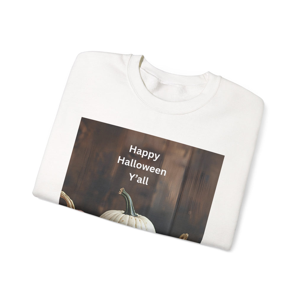 Halloween Pumpkin Sweatshirt, Fall Fashion, Cozy Crewneck, Unisex Apparel, Halloween Gift, Seasonal Style