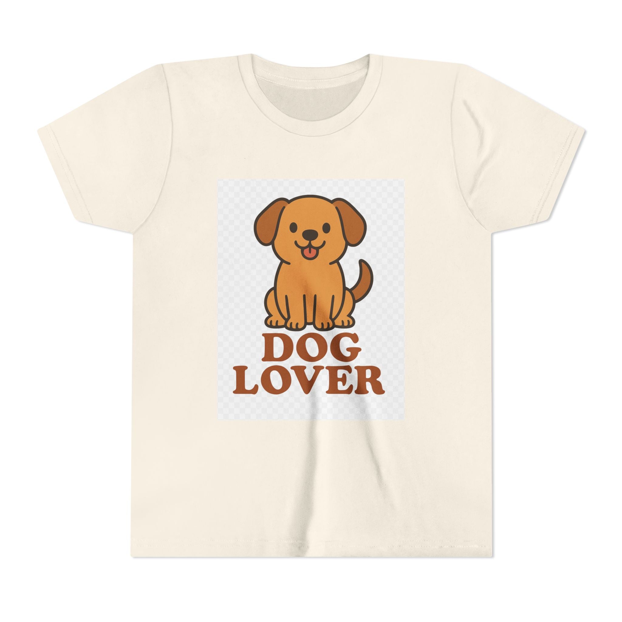 Cute Dog Lover Youth T-Shirt, Pet Lover Gift, Animal Tee, Kids Dog Shirt, Birthday Present for Kids, Fun Youth Apparel