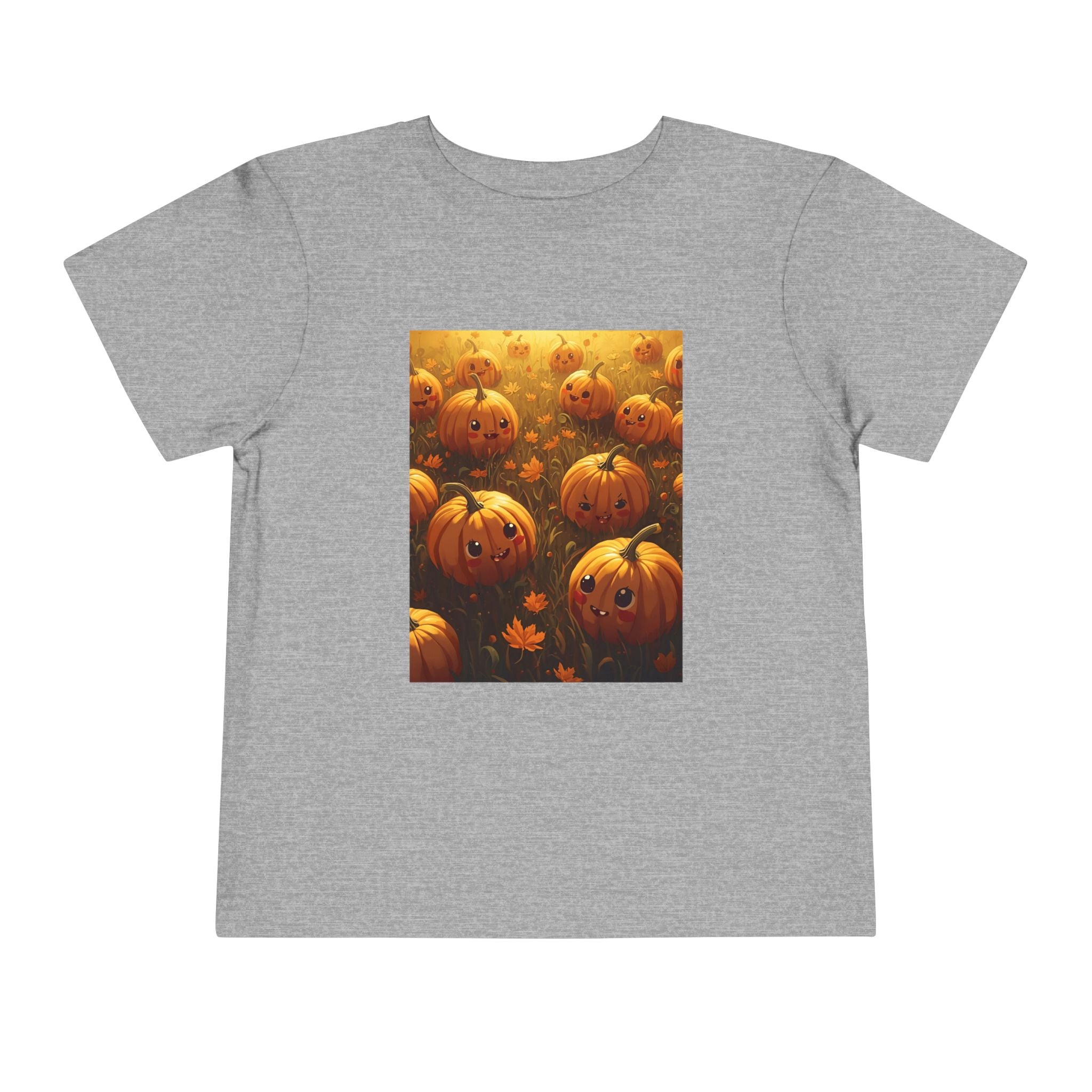 Pumpkin Halloween Toddler Tee - Cute Halloween Shirt, Fall Outfit, Pumpkin Lovers Gift, Kids Halloween Apparel, Toddler Party Tee