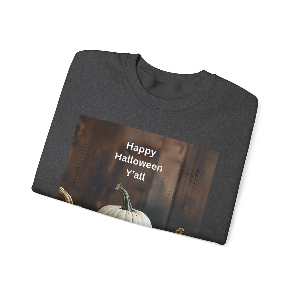 Halloween Pumpkin Sweatshirt, Fall Fashion, Cozy Crewneck, Unisex Apparel, Halloween Gift, Seasonal Style
