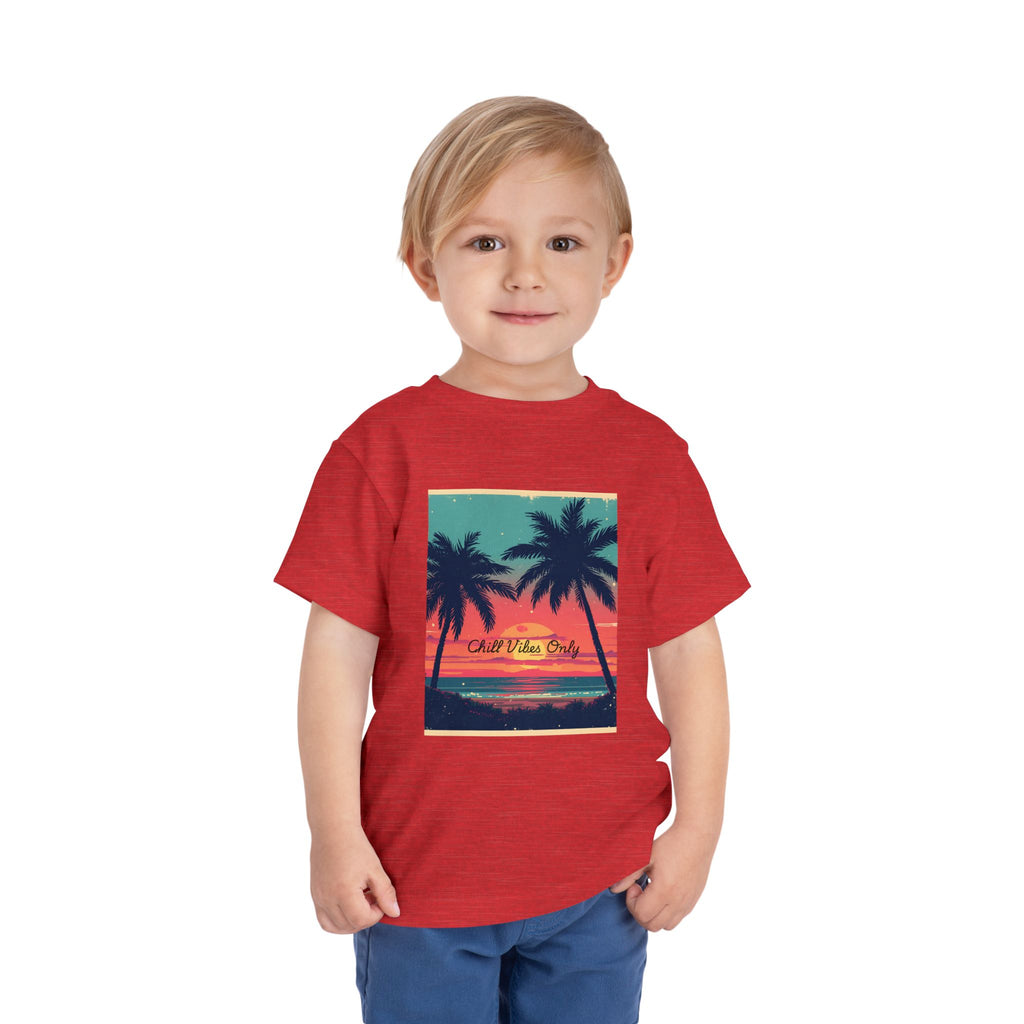 Tropical Sunset Toddler Short Sleeve Tee