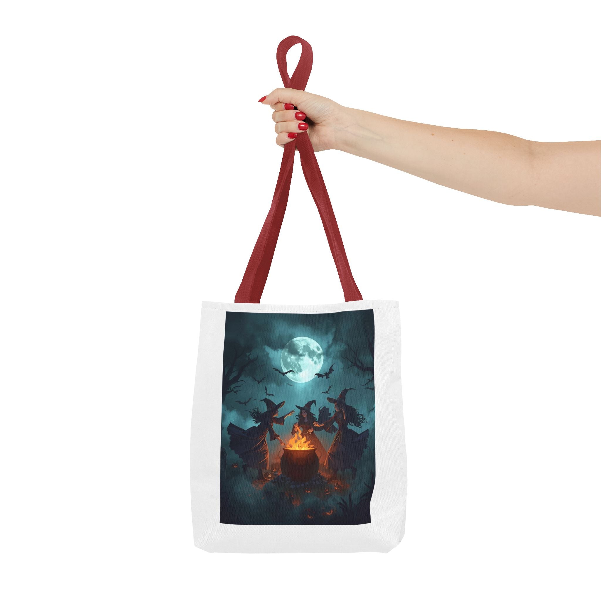 Spooky Halloween Tote Bag with Witches & Bats, Witchy Eco-Friendly Bag, Spooky Season Shopping Bag, Perfect for Halloween Parties, [...]
