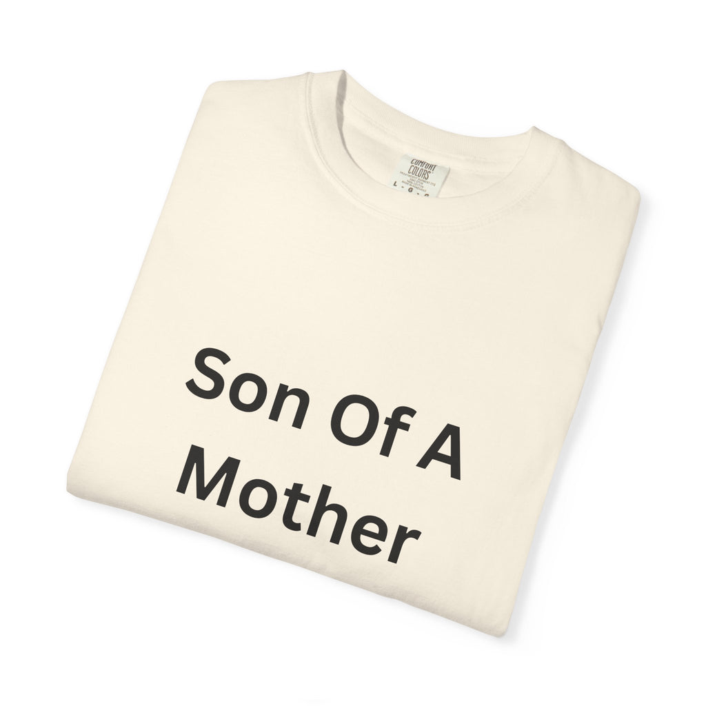 Unisex Humor T-shirt - "Son Of A Mother Monkey" - Funny Gift for Moms, Casual Wear, Birthday Gift, Eco-Friendly Tee, Unique Gift Idea