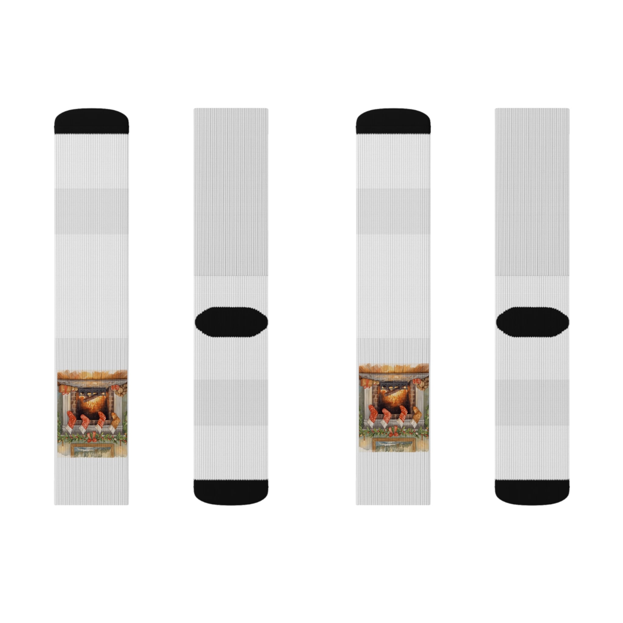 Whimsical Christmas Sublimation Socks