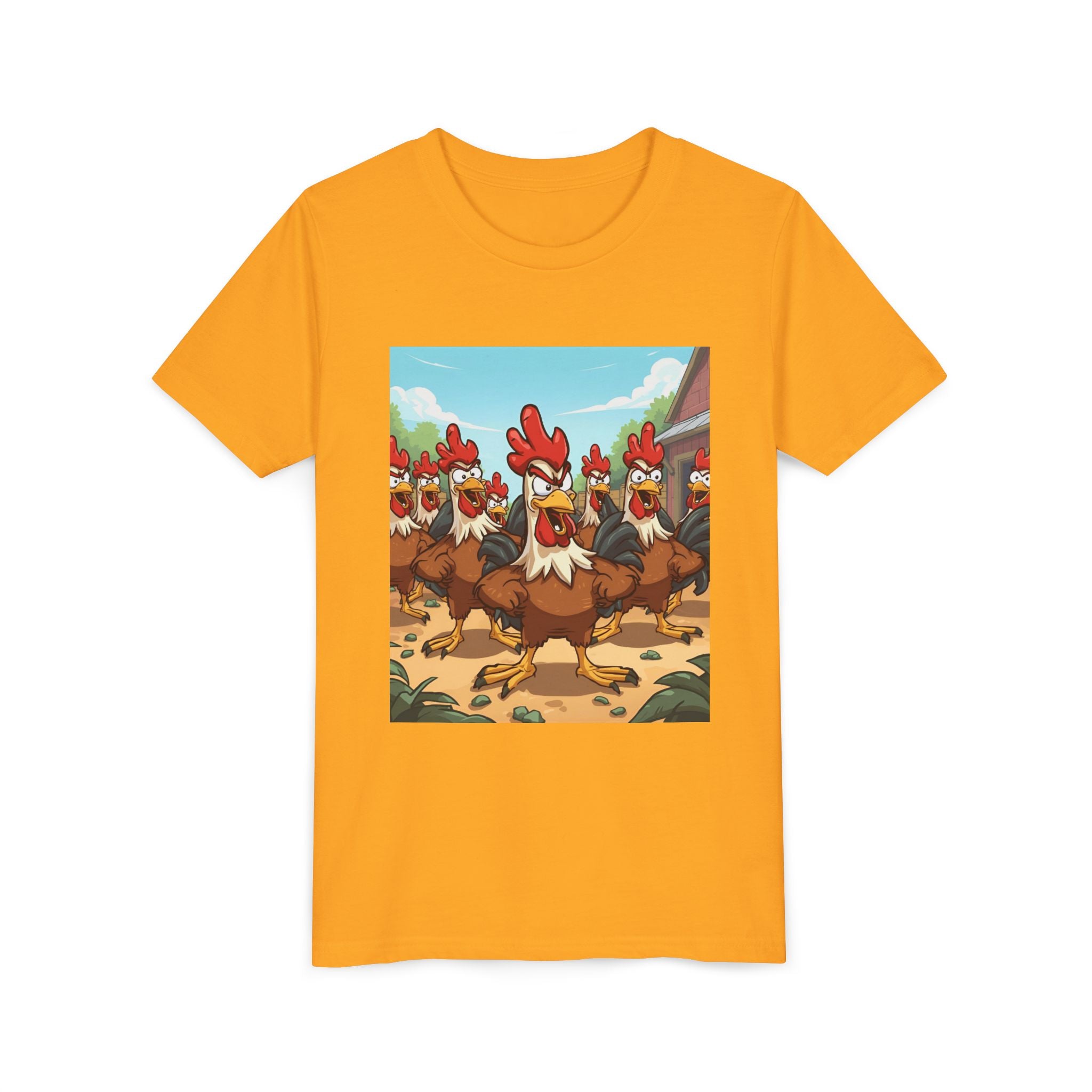 Chicken Funny Youth Short Sleeve Tee